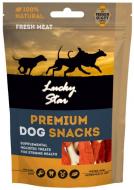 Ласощі напіввологі для собак Lucky Star м'яка куряча гомілка з кальцієвою кісткою 7 см 85 г