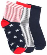 Носки детские для девочекдля мальчиков Duna 066 (3 шт.) р.16–18 темно-синий