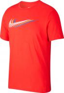 Футболка Nike M NSW SS TEE SWOOSH CK4278-657 р.2XL красный