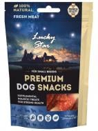 Ласощі напіввологі для собак Lucky Star сирні кісточки в обгортці з курячого м'яса 65 г