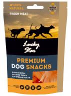 Лакомства полувлажные для собак Lucky Star куриное вяленое мясо соломка 85 г Лакомства полувлажные для собак Lucky Star куриное вяленое мясо соломка 85 г