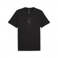 Футболка Puma FERRARI RACE BIG SHIELD TONAL 62380601 р.S черный Футболка Puma FERRARI RACE BIG SHIELD TONAL 62380601 р.S черный