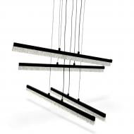 Люстра подвесная LIGHT SET GRIM PL-S 4 черный