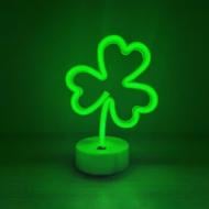 Ночник LED-NEON CLOVER зеленый B-28