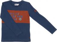 Реглан для хлопчика NWM р.128 синій із коричневим U44165-1