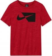 Футболка Nike NK DRY HBR SS TOP DA0282-657 р.XL красный