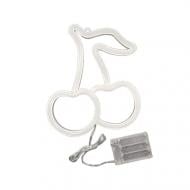 Неоновая вывеска LED-NEON CHERRY 200x220 мм зеленый Неоновая вывеска LED-NEON CHERRY 200x220 мм зеленый