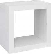 УЦЕНКА! Стеллаж двухсторонний Inteo Кубус Микс 1х1 438X438X290 ММ БЕЛЫЙ (УЦ №31)