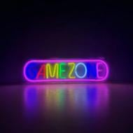 Неоновая вывеска LED-NEON GAMEZONE 420x120 мм разноцветный (RGB)