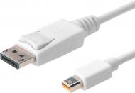 Кабель Digitus DisplayPort – mini DisplayPort 1 м белый (AK-340102-010-W)