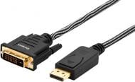 Кабель Digitus DisplayPort – DVI 2 м чорний (84473) (AM/AM)