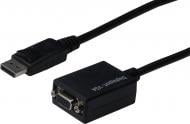 Адаптер Digitus VGA – DisplayPort 0.15 м черный (AK-340403-001-S)