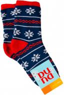 Носки детские для девочекдля мальчиков Duna новогодние 4033 р.16–18 темно-синий