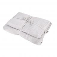 Набір рушників махрових Dylan 2 шт. світло-сірий La Nuit Набір рушників махрових Dylan 2 шт. світло-сірий La Nuit