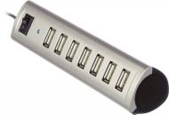 USB-хаб Digitus Ednet Eco 7 портів USB 2.0 Silver (85022)