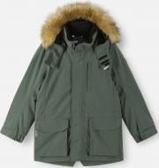 Куртка-парка для мальчиков Reima Ajaton р.158 зеленый 5100360A-8510