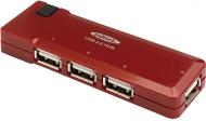 USB-хаб Digitus  Ednet 4 порти USB 2.0 red (85133)