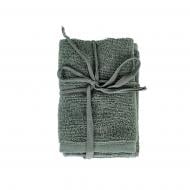 Набор полотенец махровых Dylan 3 шт. 30x30 см хаки La Nuit