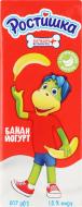 Йогурт Растішка питьевой 1,5% банан 207 г