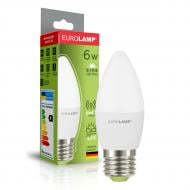 Лампа светодиодная Eurolamp LED EURO C37 6W E27 4000K 6 Вт C37 матовая E27 175 В 4000 К LED-CL-06274(EURO)