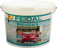 Эмаль Feidal акриловая Weisslack база под тонировку шелковистый глянец 2,5 л