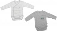 Боди детское унисекс Mungan baby 2 шт. р.50 серый 56491 Боди детское унисекс Mungan baby 2 шт. р.50 серый 56491