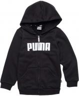 Джемпер Puma Boys ESS FZ Hoody 84762101 р. 116 черный