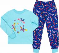 Пижама для девочек Bembi ПЖ53 р.140 светло-голубой 13053001145.A81