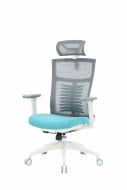 Кресло офисное OfficePro Balance OC550-W-DG-BL White/Dark Gray/Blue серый