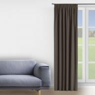 Штора Fusion Dimout 200х265 серо-коричневый Decora textile