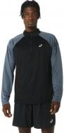 Футболка Asics ICON LS 1/2 ZIP 2011C732-001 р.XL черный