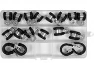 Хомут YT-067833 YATO 6, 8, 10, 13, 16 мм " 18 шт. оцинкованная сталь