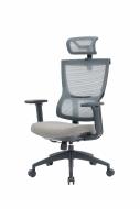 Крісло офісне OfficePro Elegant OC600-B-DG-DG Black/Dark Gray сірий