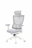Кресло офисное OfficePro Elegant OC600-W-LG-LG White/Light Gray серый