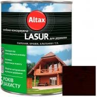 Лазурь глубоко консервирующая Altax Lasur для древесины коричневый полумат 0,75 л