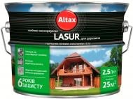 Лазурь глубоко консервирующая Altax Lasur для древесины бесцветный полумат 2,5 л