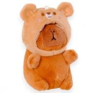 Мягкая игрушка Stip Капибара-медведь 13 см коричневый