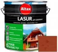 Лазурь глубоко консервирующая Altax Lasur для древесины махонь полумат 9 л