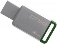 Флеш-память USB Kingston DataTraveler 50 16 ГБ USB 3.0 green (DT50/16GB)