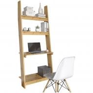 Стенка Линк Модуль-4 стеллаж со столом 800х500х1960 мм Lion дуб артизан