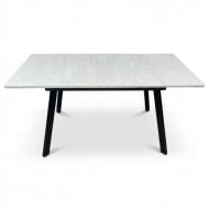 Стол обеденный Starwood BINGO FOLD 1200(1600)x800x750мм шелковый камень/черный