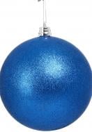 Шар пластиковый Глянец с присыпкой d 200 мм синий No.17-67-S /F-BL
