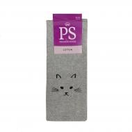 Гольфы женские Элегант Premier Socks с котом р.23-25 серый 1 шт.