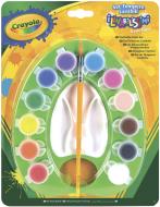 Набор постерных красок(washable) с палитрой и кисточкой Crayola