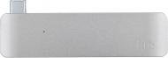 Адаптер Kit  Multiport USB-C to USB 3.0 SD/microSD silver