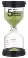 Часы песочные классический 5 минут зеленый Річ-Ленд