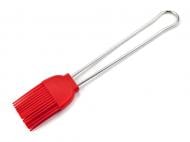 Кисточка силиконовая Banquet с металлической ручкой красный 18 см
