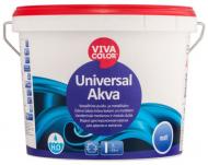 Краска водоэмульсионная Vivacolor Universal Akva Matt A мат белый 2,7 л