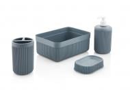 Аксесуари для ванної кімнати KRC-800 (4 елементи) пластик сірий