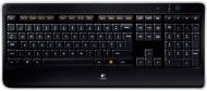Клавіатура Logitech K800 Illuminated WL Ru (920-002395) black Клавіатура Logitech K800 Illuminated WL Ru (920-002395) black